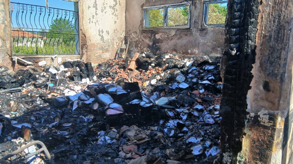 Batı Trakya'da Azınlık ilkokulunda şüpheli yangın 1 BT okul yangini 1