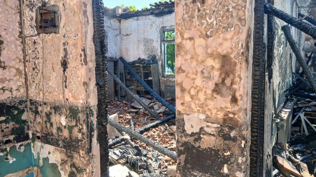 Batı Trakya'da Azınlık ilkokulunda şüpheli yangın 10 BT okul yangini 3