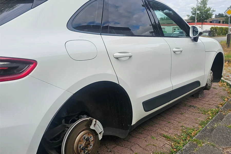 Bremen'deki çalınan Porsche