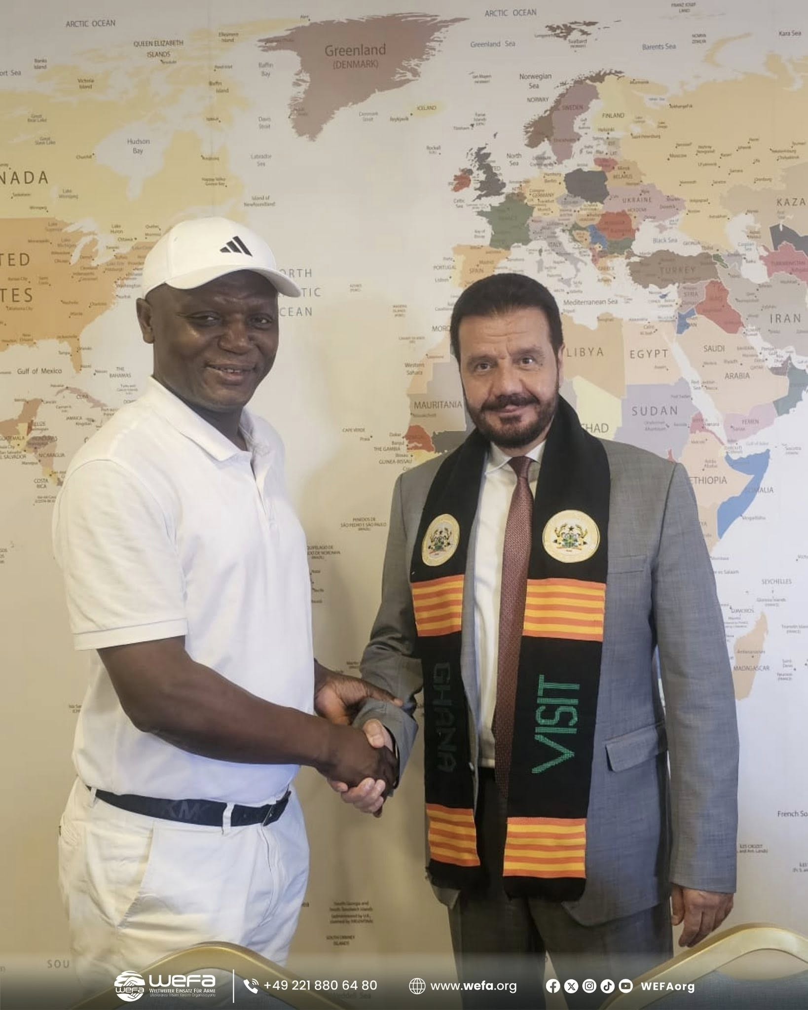 Kofi Adams, WEFA projelerine destek sözü verdi