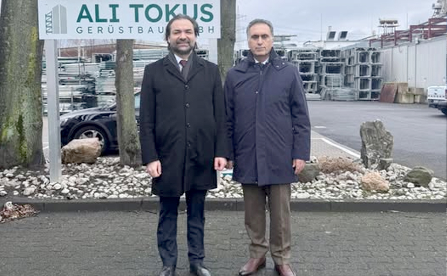 Başkonsolos Al, Hürth’te örnek işletme Tokuş Gerüstbau'yu ziyaret etti