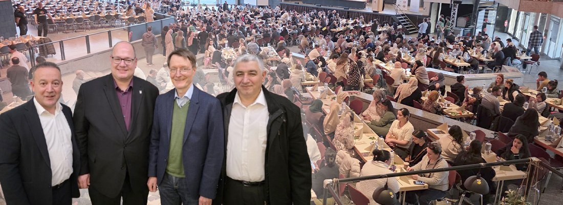 Leverkusen’de birlik ve dayanışma iftarı: 3 bin kişi aynı sofrada