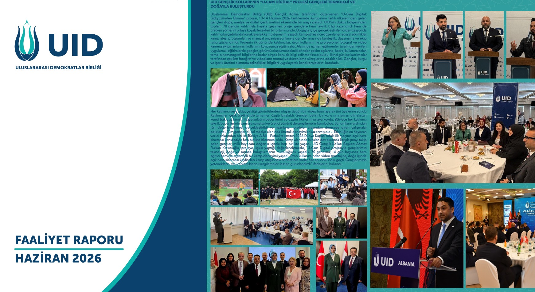 Uluslararası Demokratlar Birliği Haziran'da 50+ etkinlik düzenledi