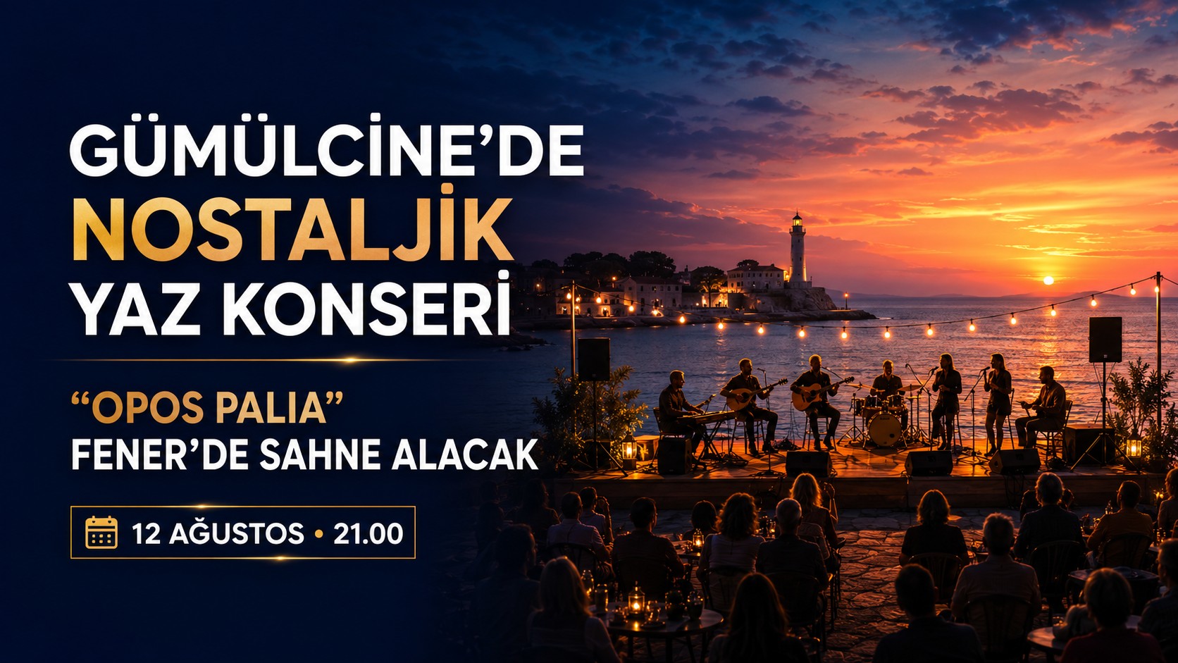 Gümülcine'nin Yaz Etkinliklerinde Yunan Müziği Şöleni