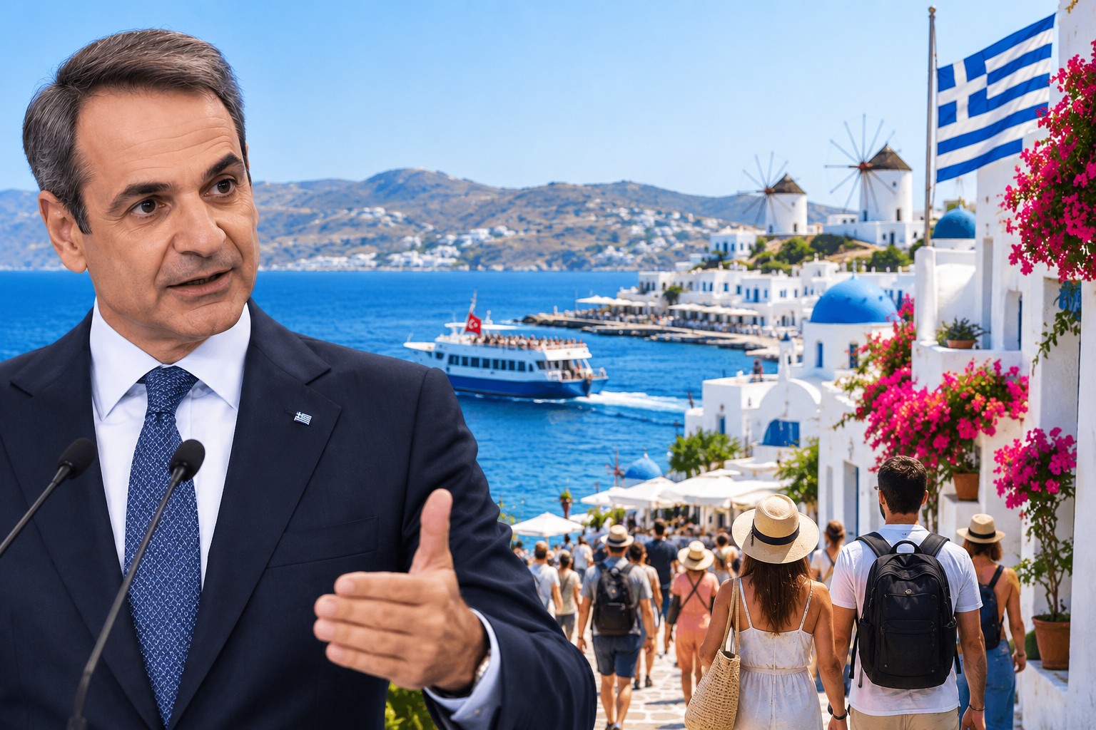 Miçotakis: Türk turizmi Ege adalarının ekonomisini canlandırıyor